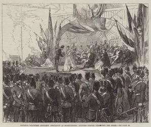 National Volunteer Artillery Association at Shoeburyness, Countess Spencer presenting the Prizes
